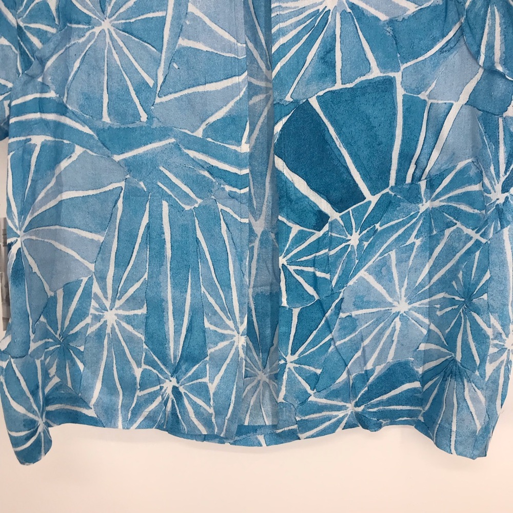 RVCA Michelle Blade Shutter Print Crop Top Open Back NWT Size L - Picture 5 of 12